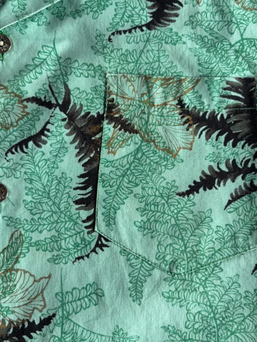 Vintage Boy's Cotton Floral Hawaiian Shirt